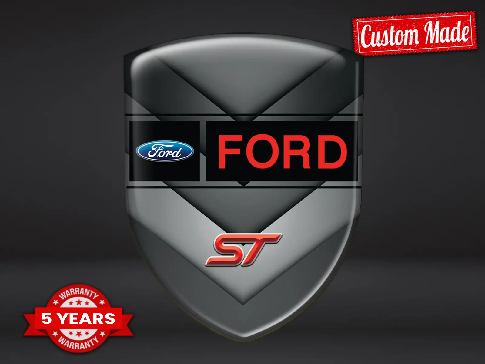 Ford Personalisierte Logosticker Limitiert Universal Robust